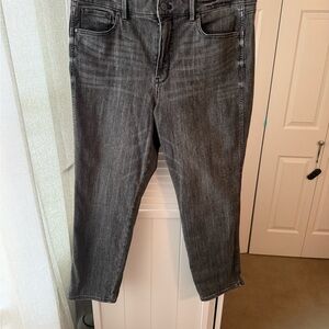White House Black Market Gray Ankle Jeans